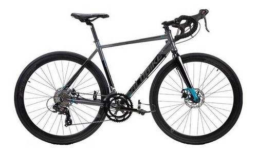 Bicicleta Alubike Mazzima Ruta 14 Velocidades Rodada 700 Color Gris Tamaño del cuadro 48 cm