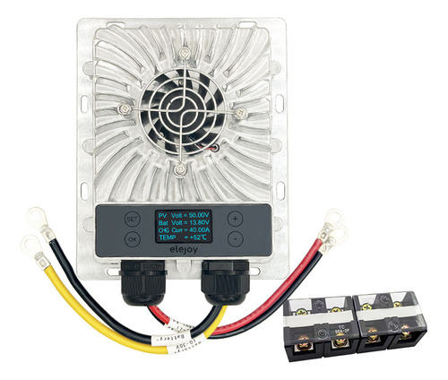 Controlador Solar Mppt 600 W 10-30 V Lcd Adapter Battery