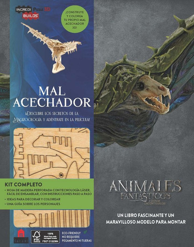 Incredibuilds Animales Fantasticos Mal Acechador - Aa,vv