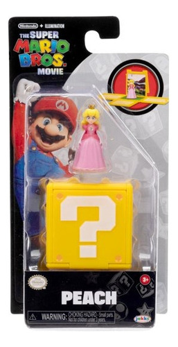  Super Mario Bros La Pelicula: Peach Mini Figura Articulada