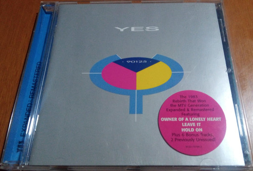 Yes 90125 Expanded Cd
