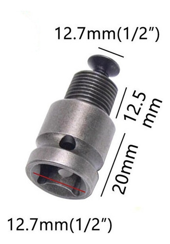 Adaptador De Portabrocas Para Llave De Impacto De 4 Piezas 3