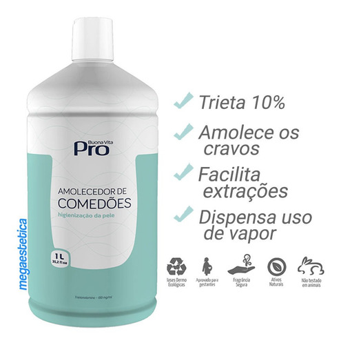 Imagem 2 de 4 de Amolecedor Comedões Cravos Emoliente Trieta Buona Vita 2 Un