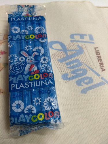 Plastilina Playcolor X 200 Grs Color Celeste