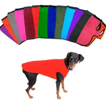 Comprar Ropa Poncho Polar Liso Abrigo Capa Mascota Talle 8