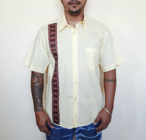 Imagem 2 de 6 de Camisa Blusa Bata Masculina Tecido Rosan