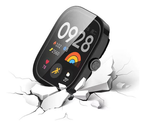 2pzs Protector Funda Case Para Redmi Watch 4 Con Micas