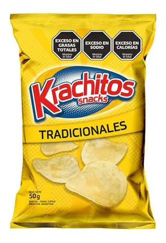Papas Fritas Krachitos Corte Tradicional 50g Snack