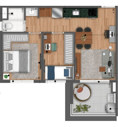 Imagem 9 de 30 de Apartamento - Ref: Or20405.1