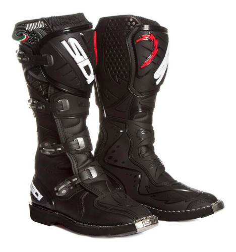 Botas Motocross Enduro Sidi Agueda Negro Ligera 