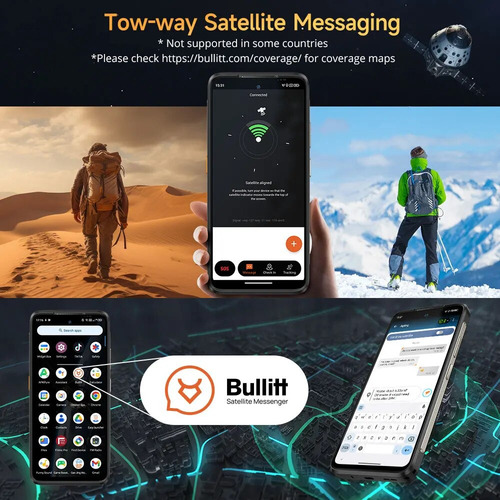 Ulefone Ulefone Armor 23 Ultra 5g Smartphone Mensaje Vía Satélite 120w Cámara Nocturna De 64mp 24+512gb