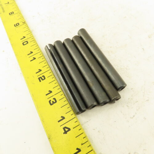 3/8 X 3 Split Spring Tension Pin Black Oxide Lot Of 5 Aal