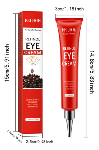 Crema Reafirmante De Ojos Para Ojeras 15 Ml ,