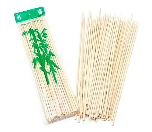 Palitos Brochetas Packs De 20cm X 100 Unds
