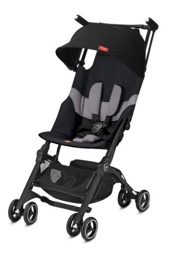 Imagem 3 de 4 de Carrinho Bebê Gb Pockit Qbit + All Terrain Compacto Preto