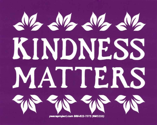 Kindness Matters Pegatina Pequeña Parachoques O Calcom...