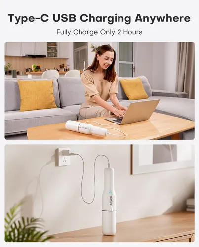 Ofuzzi Slim H7 Pro - Aspiradora De Mano, 1.0 Libras, 27 Aw/.