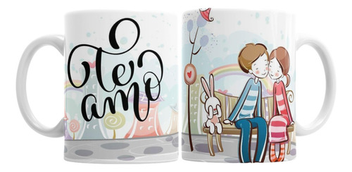 Tazas Love Te Amo Feliz Dia Amor Novios Pareja