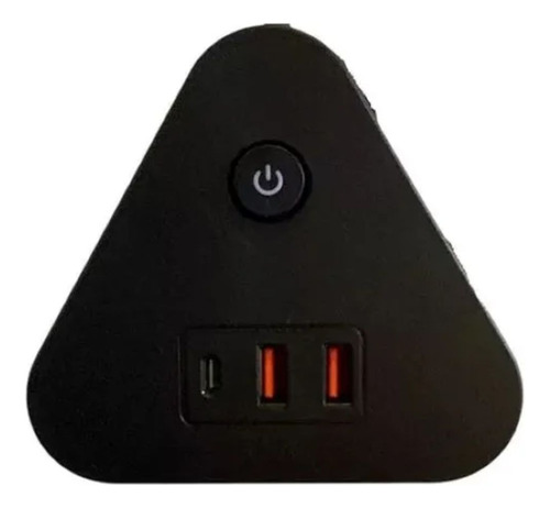 Zapatilla Torre 6 Tomas Universal 220v + 3 Usb Carga Rápida Blanco