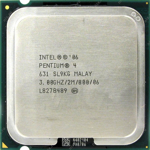 Procesador Intel Pentium 4 631, Caché, 2 M, 3 Ghz, Lga775