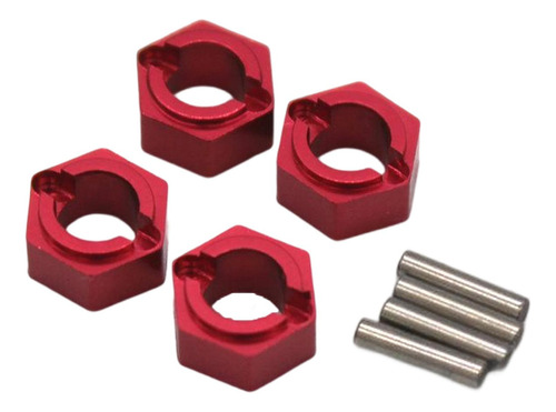 Adaptador Hexagonal De Rueda De 4 Uds., Espaciadores De Rojo