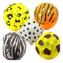 Comprar 50 Globos Látex # 12 Animal Print Safari Jungla Selva 30 Cm