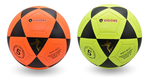 Pelota De Fútbol Fluo No 5 Vigore Inflada 280gr Env