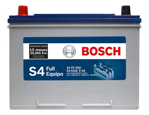 Imagen 1 de 5 de Bateria Bosch S4 34 Full Equipo - Suvs - D-max - Vitara Sz