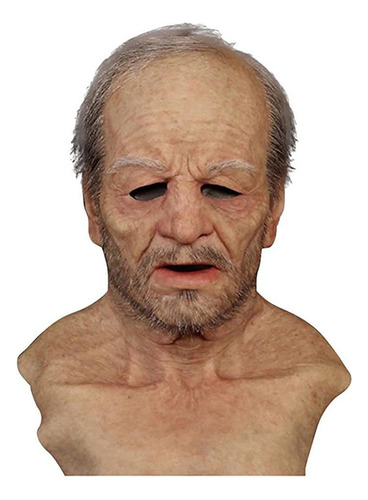 / Máscara Realista De Látex For Hombre Viejo, Accesorio Para