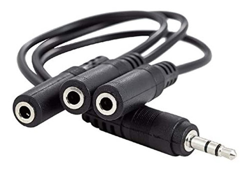 Cable De Audio Divisor Estéreo De 3 Vías