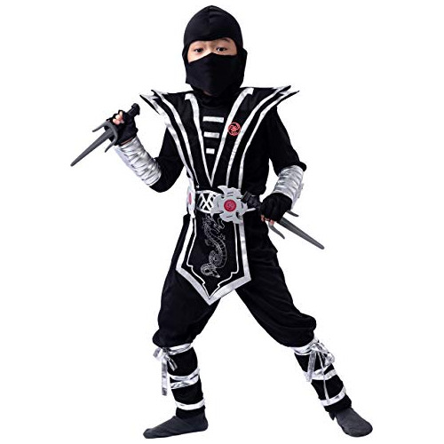 Plata Ninja De Lujo Conjunto De Traje De Ninja Juguetes...