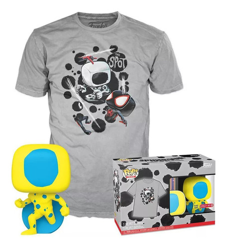 Funko Pop! Spider-man The Spot Glow In The Dark + Camiseta M