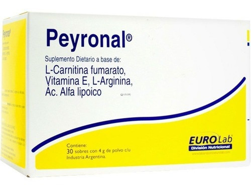 Peyronal 30 Sobres Peyronie Curvatura Pene Eurolab Original