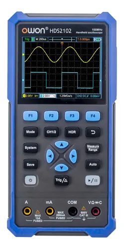 comprar Owon Hds2102 Multímetro Osciloscopio Digital Portátil 100mhz