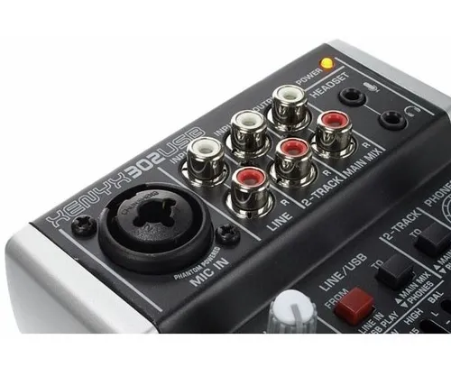 Behringer Xenyx 302usb Mezclador Premium De 5 Entradas