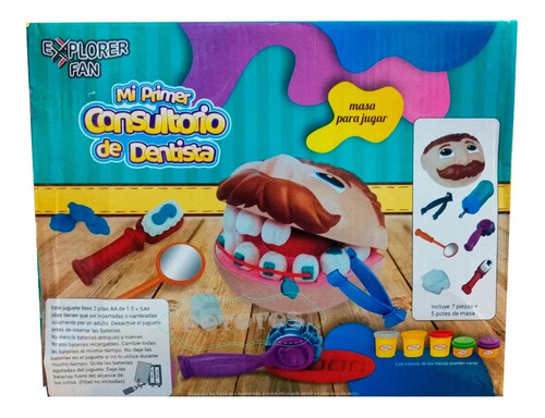 Imagen 3 de 6 de Juguete De Masas - Mi Consultorio De Dentista - Explorer Fan