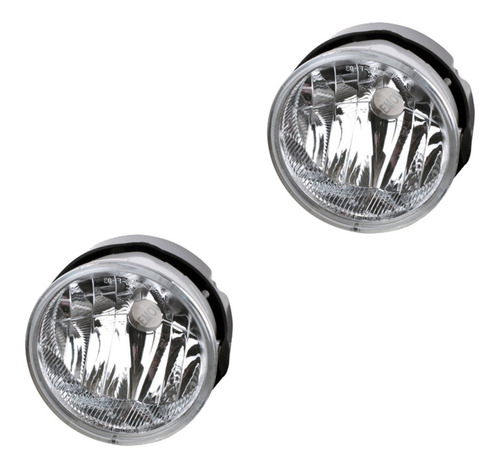 (2) Faros Niebla Jeep Commander 2006-2010 Depo