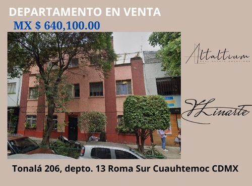 Departamento En Venta En La Roma Sur Cdmx I Vl11-za-124