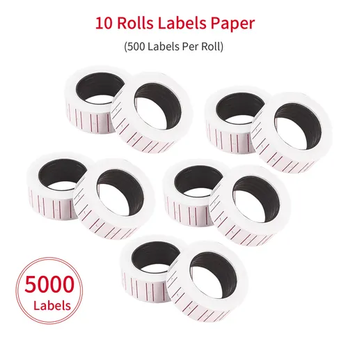 Etiquetas De Precio Para Mx5500 Pricemarker, 10 Rollos, 5000