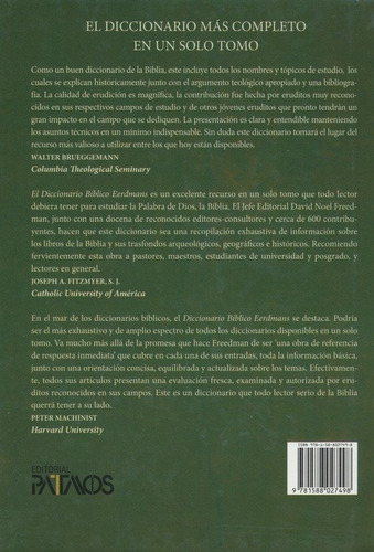 Imagen 2 de 6 de Diccionario Bíblico Eerdmans, Tapa Dura, Estudio