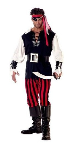 California Costumes Adult Sized Cutthroat Pirate Costume