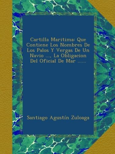 Libro: Cartilla Maritima: Que Contiene Los Nombres De Los Pa