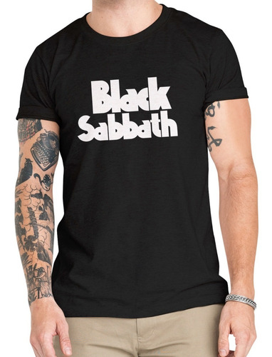 Polera Black Sabbath Metal Rock Algodón Orgánico Mus61