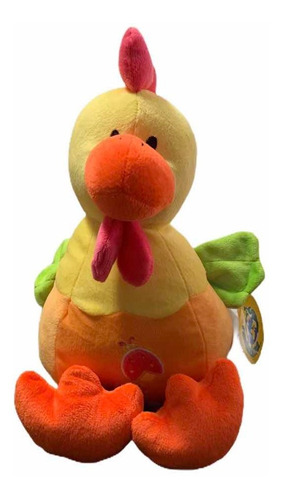 Peluche Sonajero Ranizzima.  Pollito Naranja