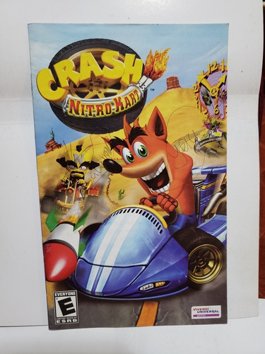 Crash Nitro Kart Manual Ps2 (Usado)