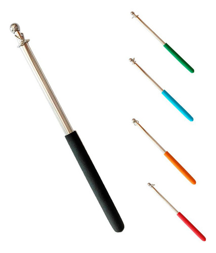 Poste Telescópico Portátil De Mano Del 1m Extensible Negro