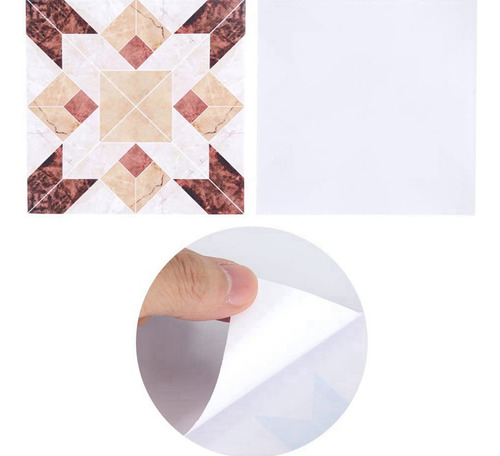 30 Hojas De Pegatinas Autoadhesivas De Pvc Para Pisos, 3d S