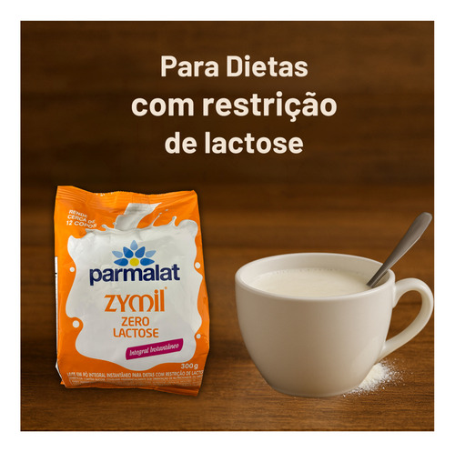 Leite Em Pó Integral Zymil Parmalat Zero Lactose 300g