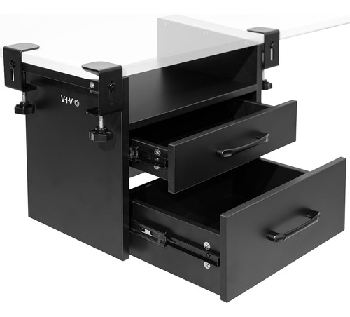 Desk-dr3c - Sistema De Cajón Y Estante Debajo Del Escritorio