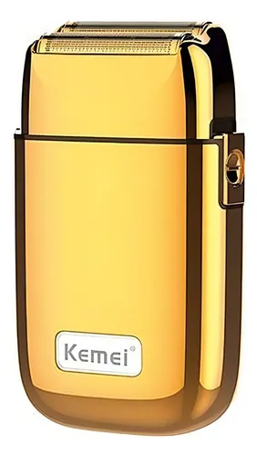 Shaver Kemei Profissional Full Metal Km-tx1 cor Dourado 220V